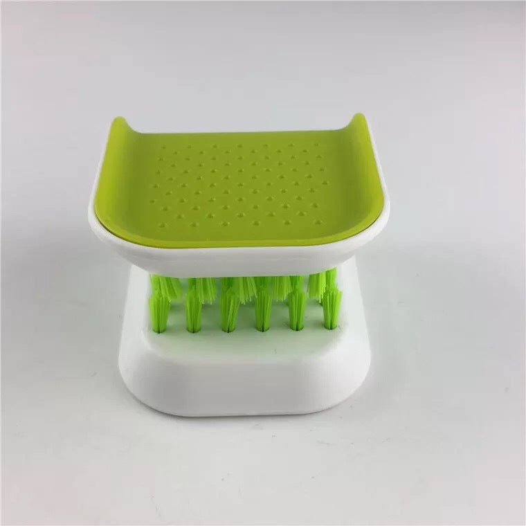 U-Shaped Knife and Cutlery Cleaner Brush – Kitchen Cleaning Bristle Scrub