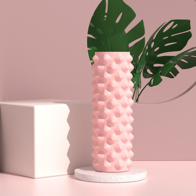 Spiked Club Muscle-Relaxing Tool Massage Fitness Roller – Foam Roller & Ring Massager