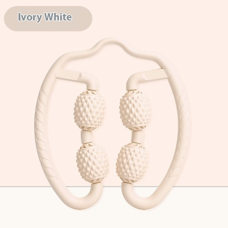 Spiked Club Muscle-Relaxing Tool Massage Fitness Roller – Foam Roller & Ring Massager