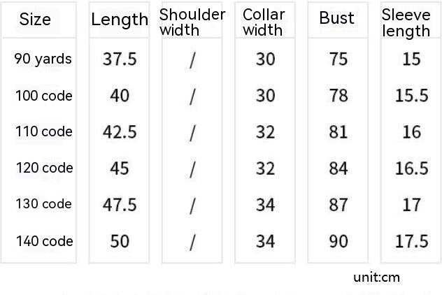 Boys Summer Short-Sleeved Polo T-Shirt