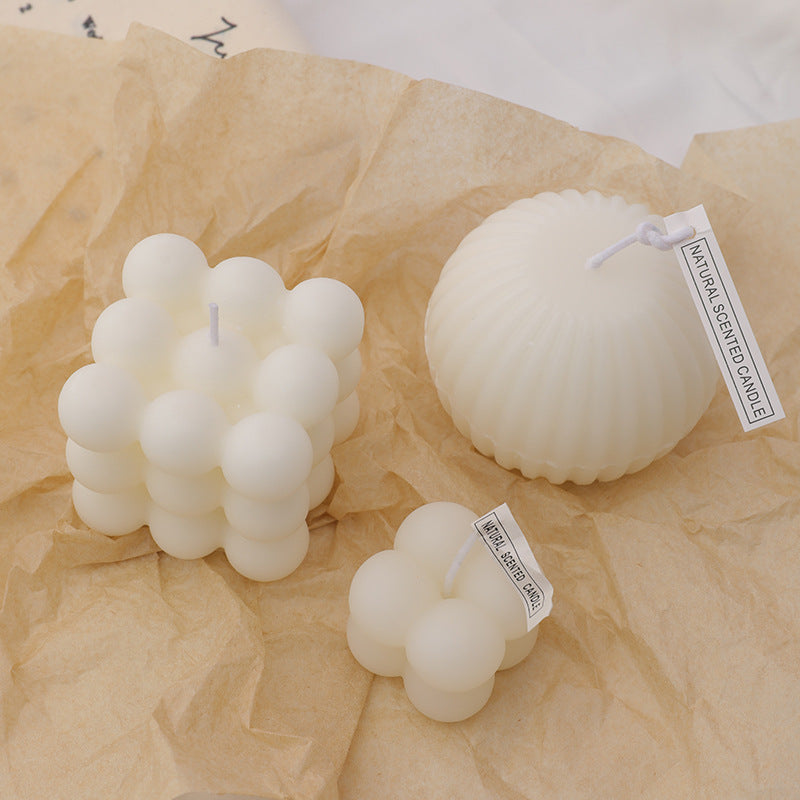 Geometric Shaped Handmade Soy Wax Aromatherapy Candle