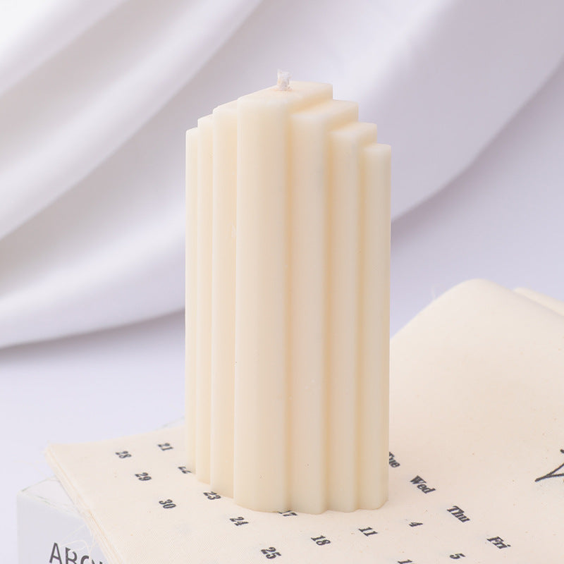Geometric Shaped Handmade Soy Wax Aromatherapy Candle