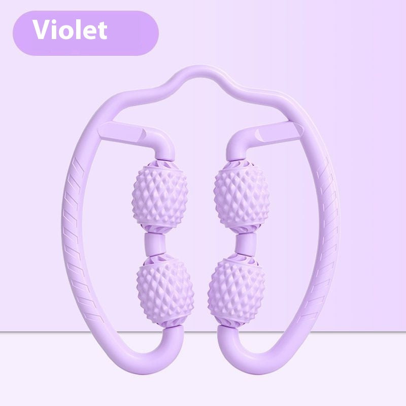 Spiked Club Muscle-Relaxing Tool Massage Fitness Roller – Foam Roller & Ring Massager