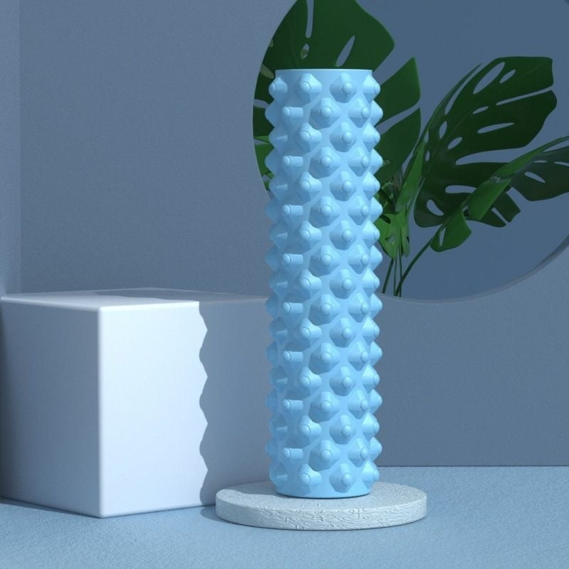 Spiked Club Muscle-Relaxing Tool Massage Fitness Roller – Foam Roller & Ring Massager