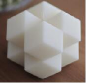 Geometric Shaped Handmade Soy Wax Aromatherapy Candle