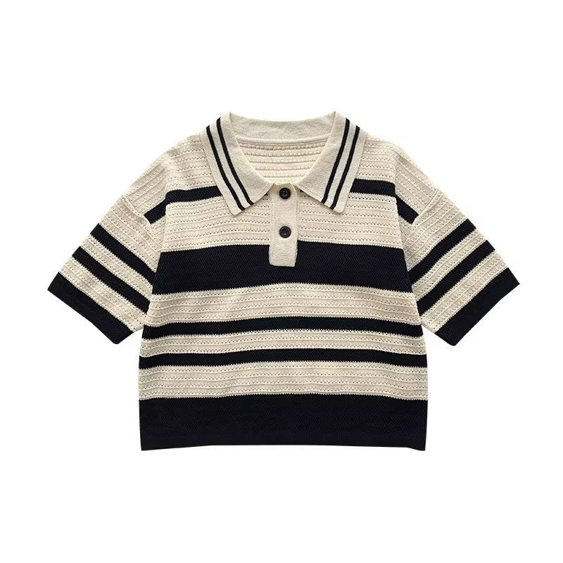 Boys Summer Short-Sleeved Polo T-Shirt