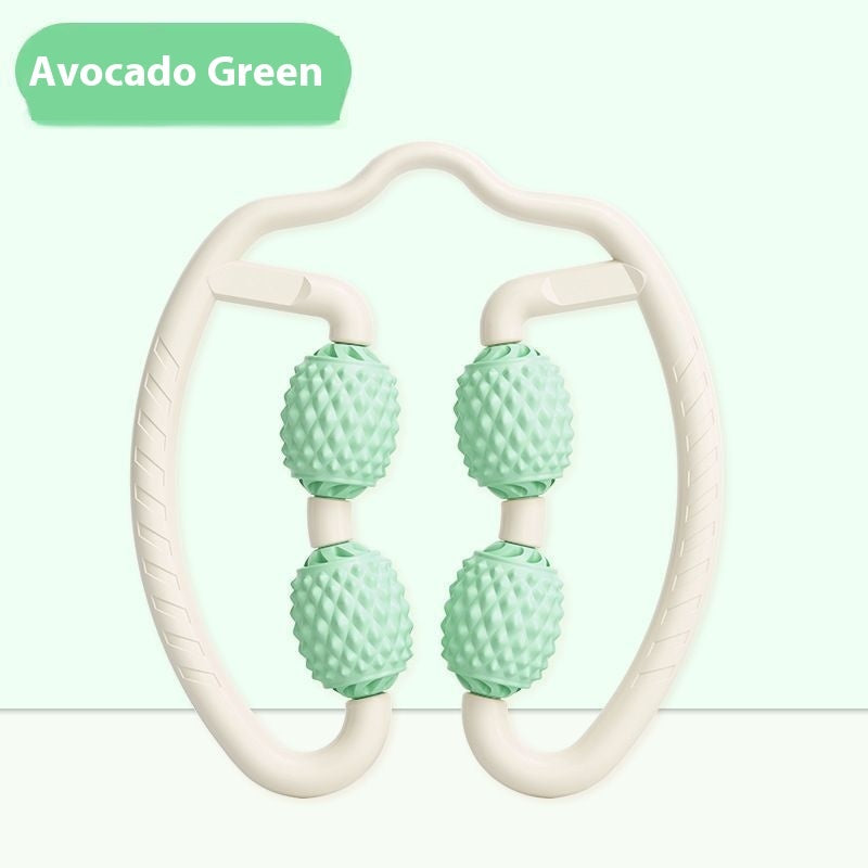 Spiked Club Muscle-Relaxing Tool Massage Fitness Roller – Foam Roller & Ring Massager