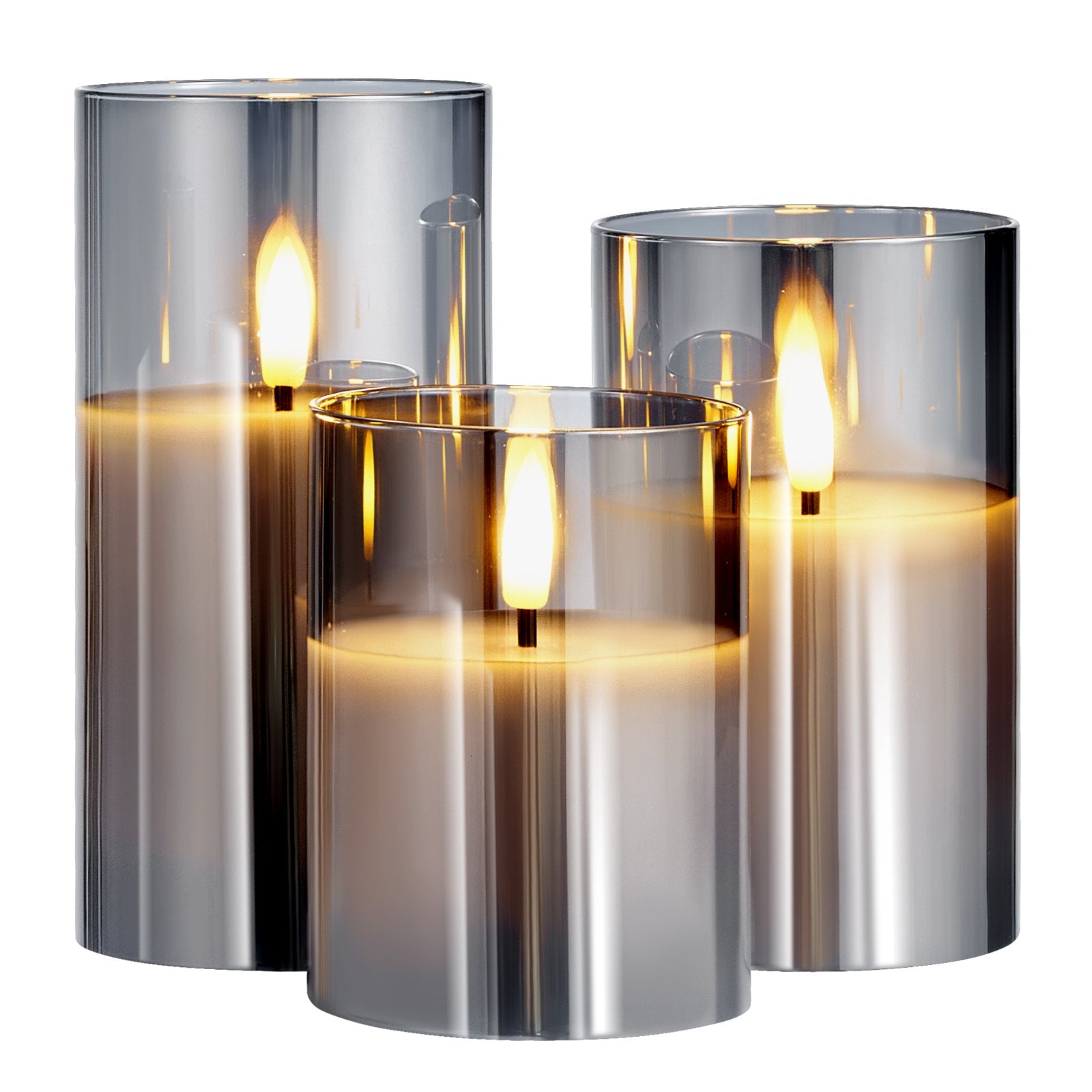 Flameless LED Candles 3 Pack – Battery Operated Candles with Remote Control