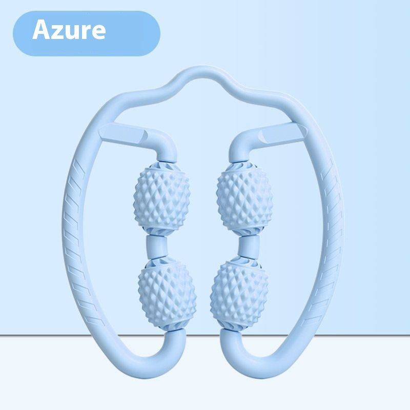 Spiked Club Muscle-Relaxing Tool Massage Fitness Roller – Foam Roller & Ring Massager