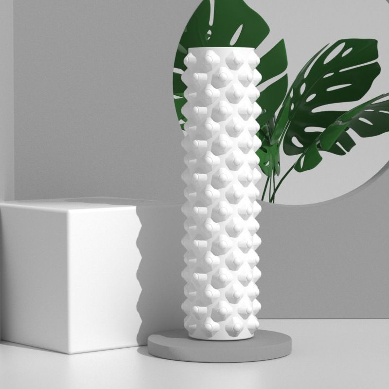 Spiked Club Muscle-Relaxing Tool Massage Fitness Roller – Foam Roller & Ring Massager