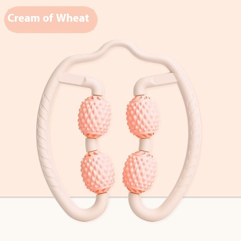 Spiked Club Muscle-Relaxing Tool Massage Fitness Roller – Foam Roller & Ring Massager