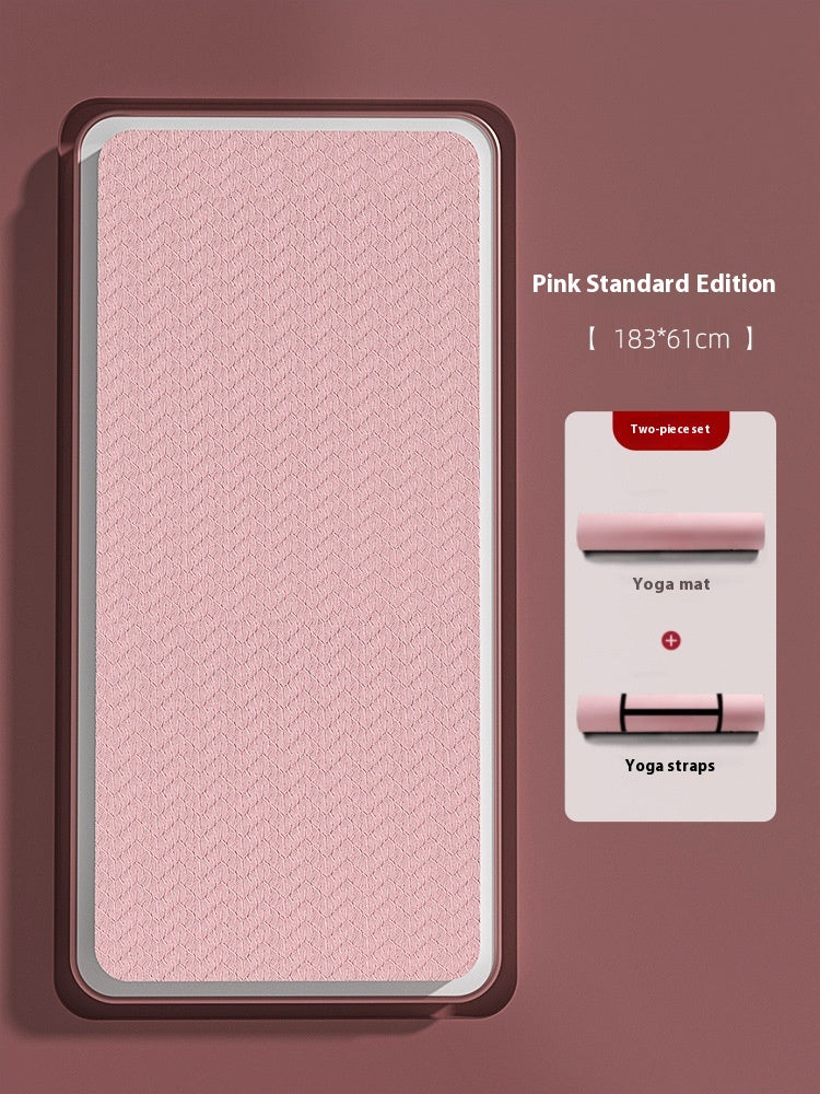 Fitness Training Non-Slip Gymnastic Mat – TPE Yoga Mat