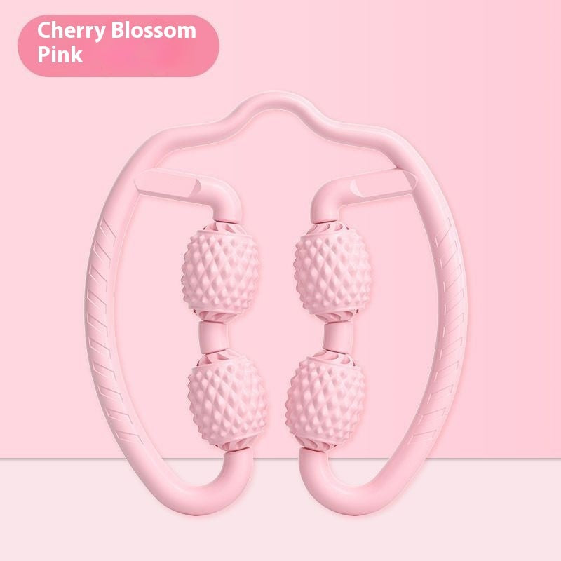 Spiked Club Muscle-Relaxing Tool Massage Fitness Roller – Foam Roller & Ring Massager