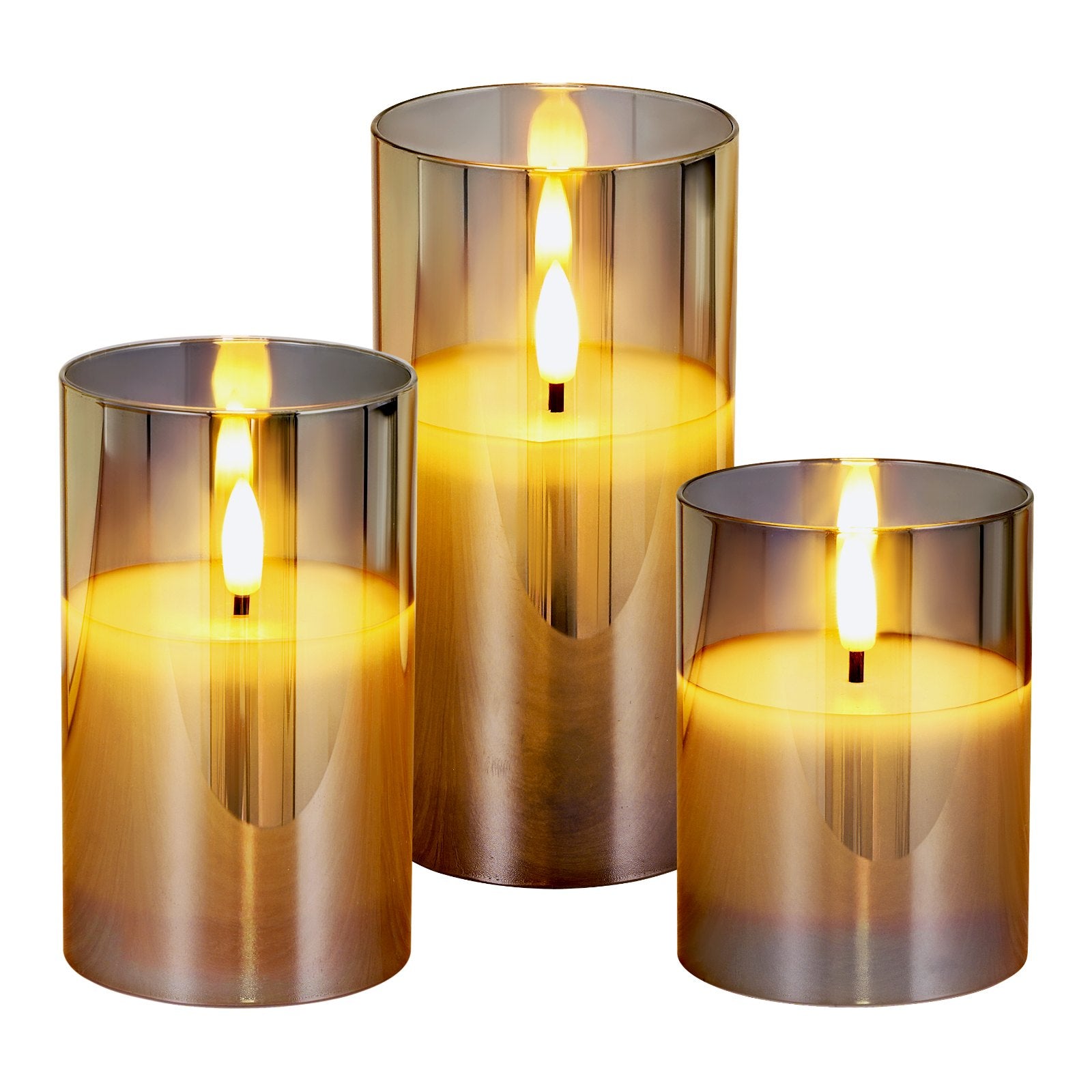 Flameless LED Candles 3 Pack – Battery Operated Candles with Remote Control