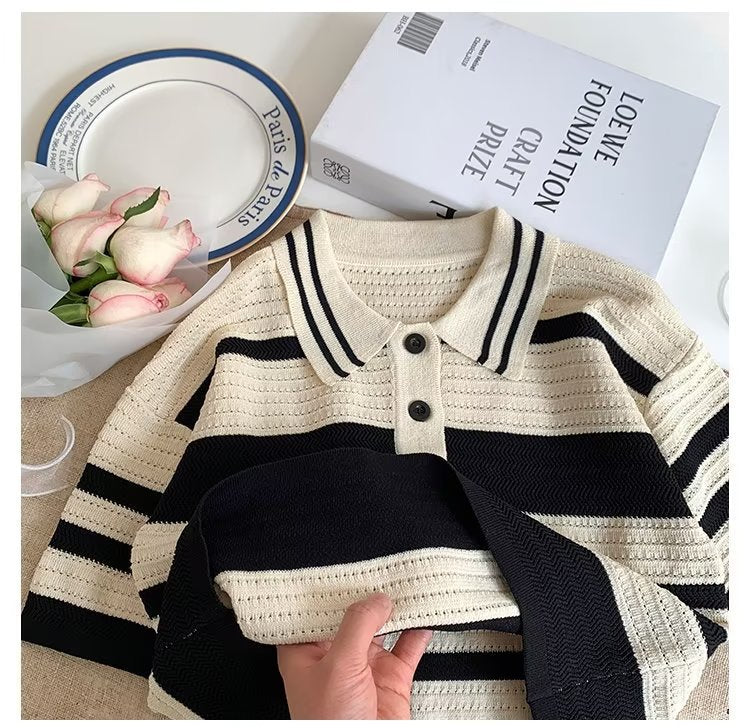 Boys Summer Short-Sleeved Polo T-Shirt