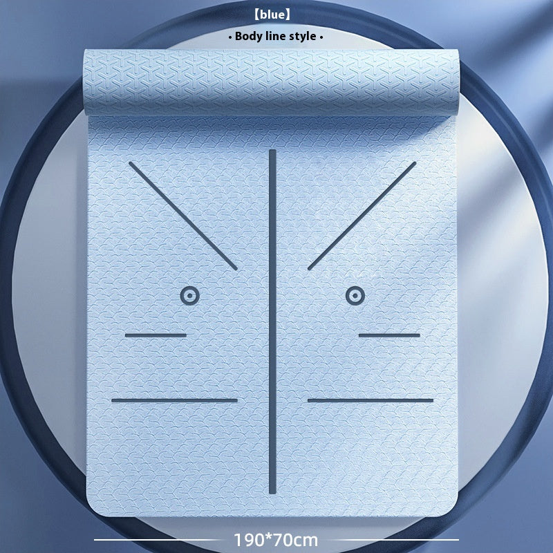 Fitness Training Non-Slip Gymnastic Mat – TPE Yoga Mat