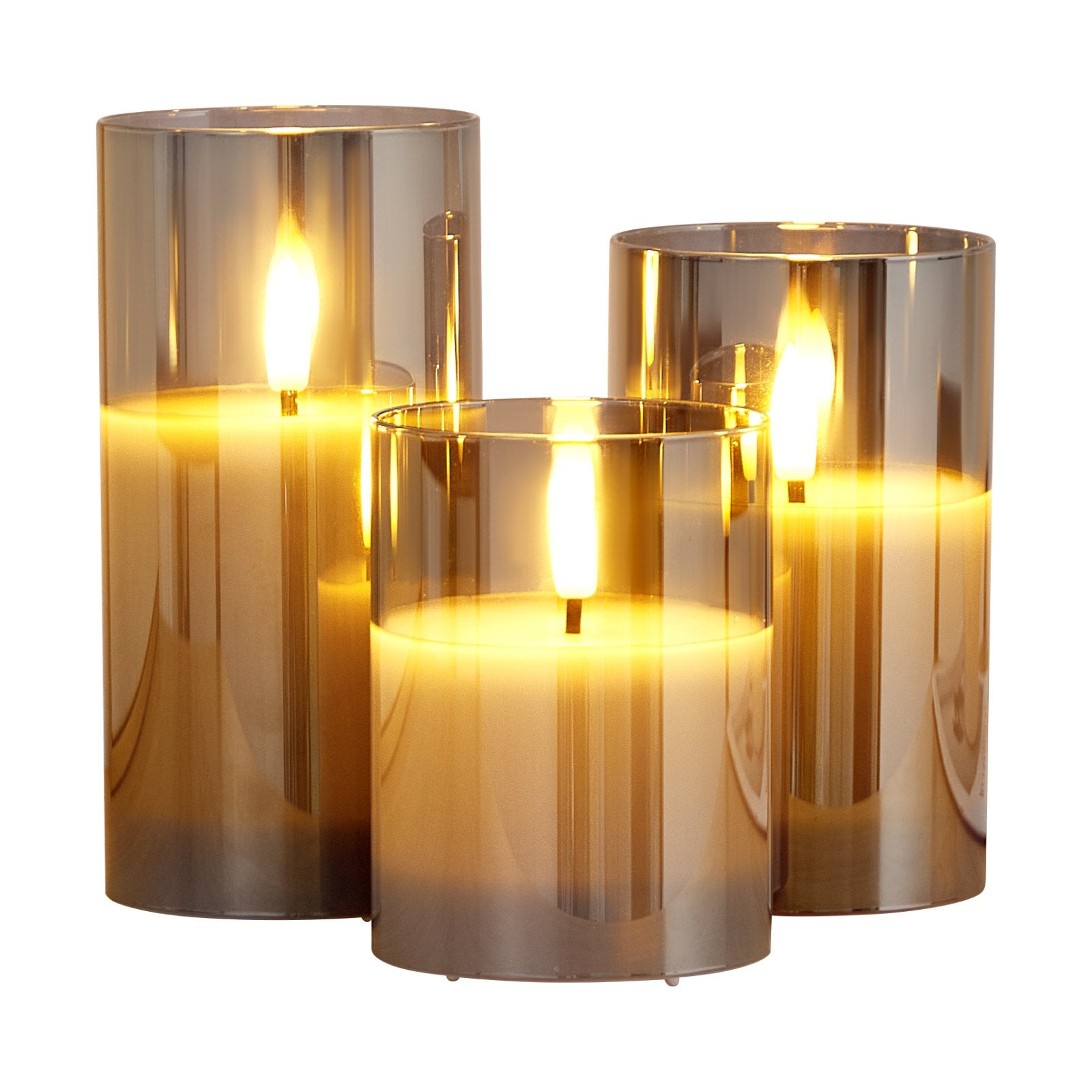 Flameless LED Candles 3 Pack – Battery Operated Candles with Remote Control